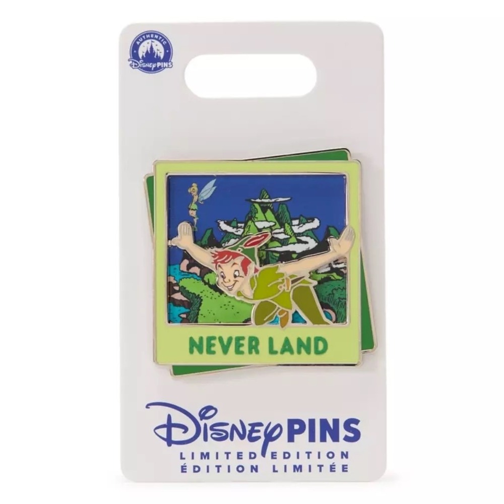 Disney Destinations Pin Peter Pan & Tinker Bell Never Land LE 2000